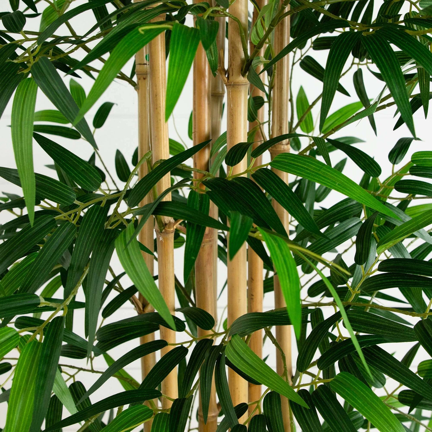 11’ Artificial Bamboo Tree with Real Bamboo Trunks