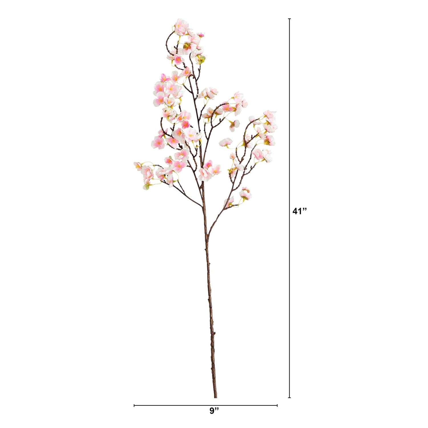 41" Artificial Cherry Blossom Flower Stems - Set of 3