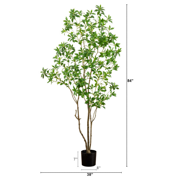 7’ Artificial Minimalist Japanese Pieris Tree