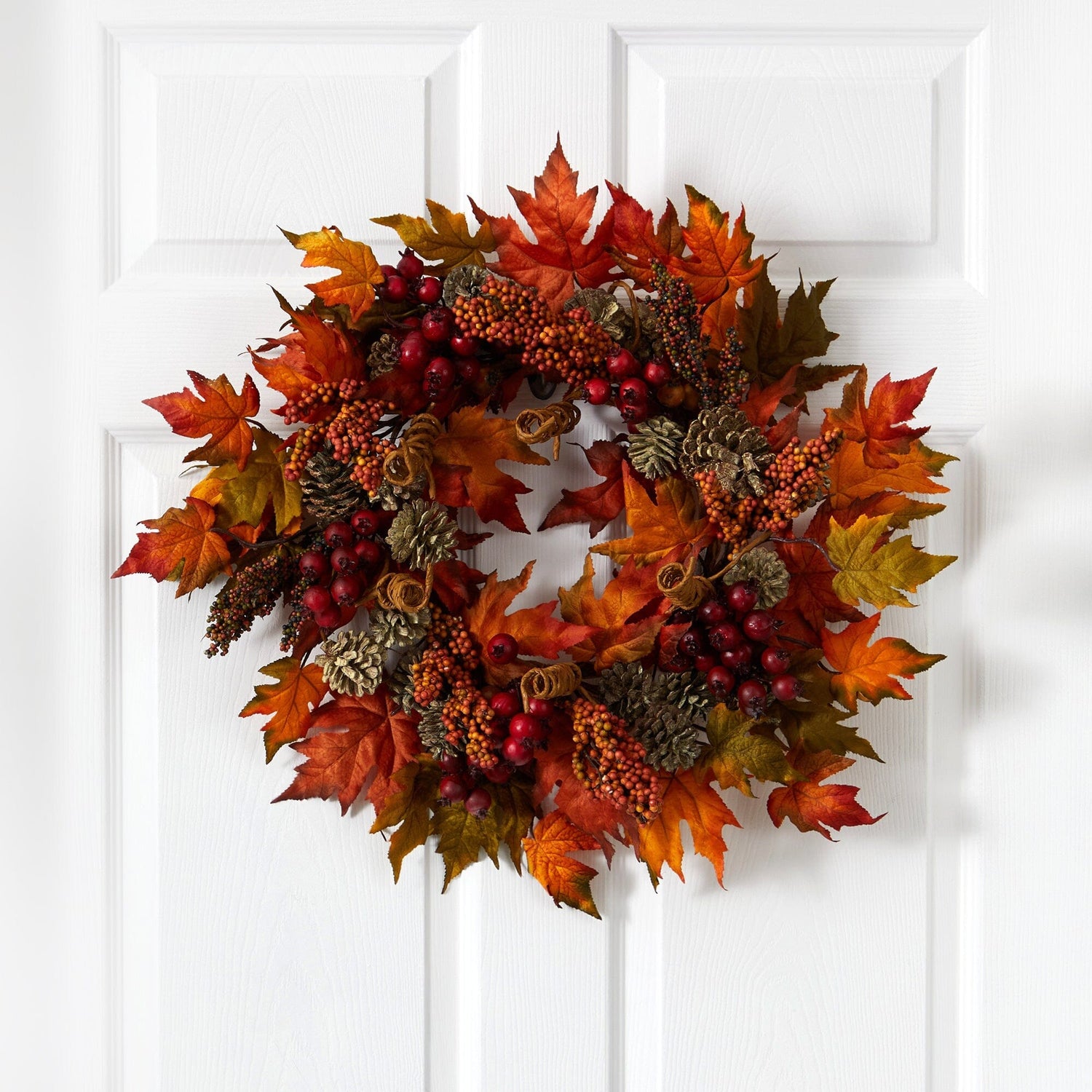 24” Maple and Berry Wreath