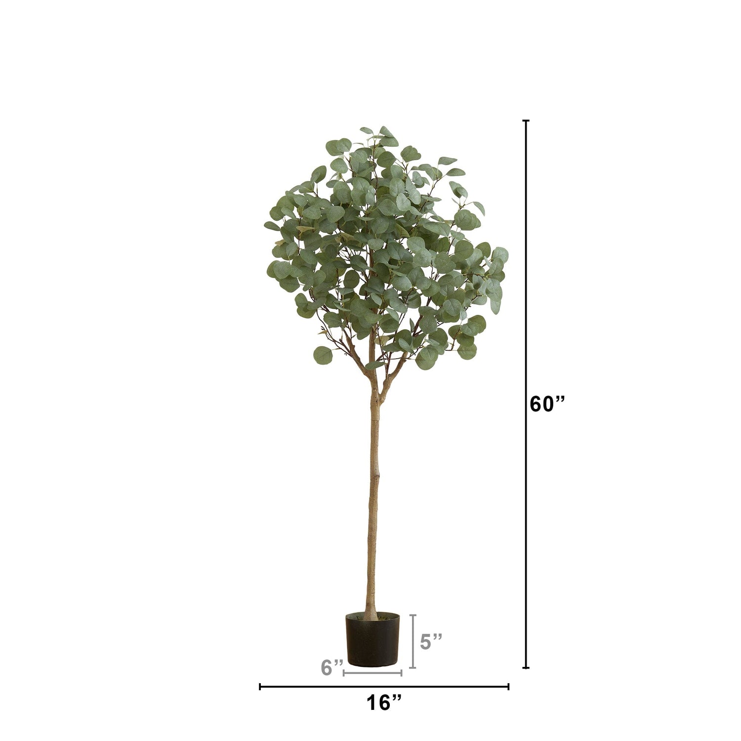 5’ Artificial Eucalyptus Tree