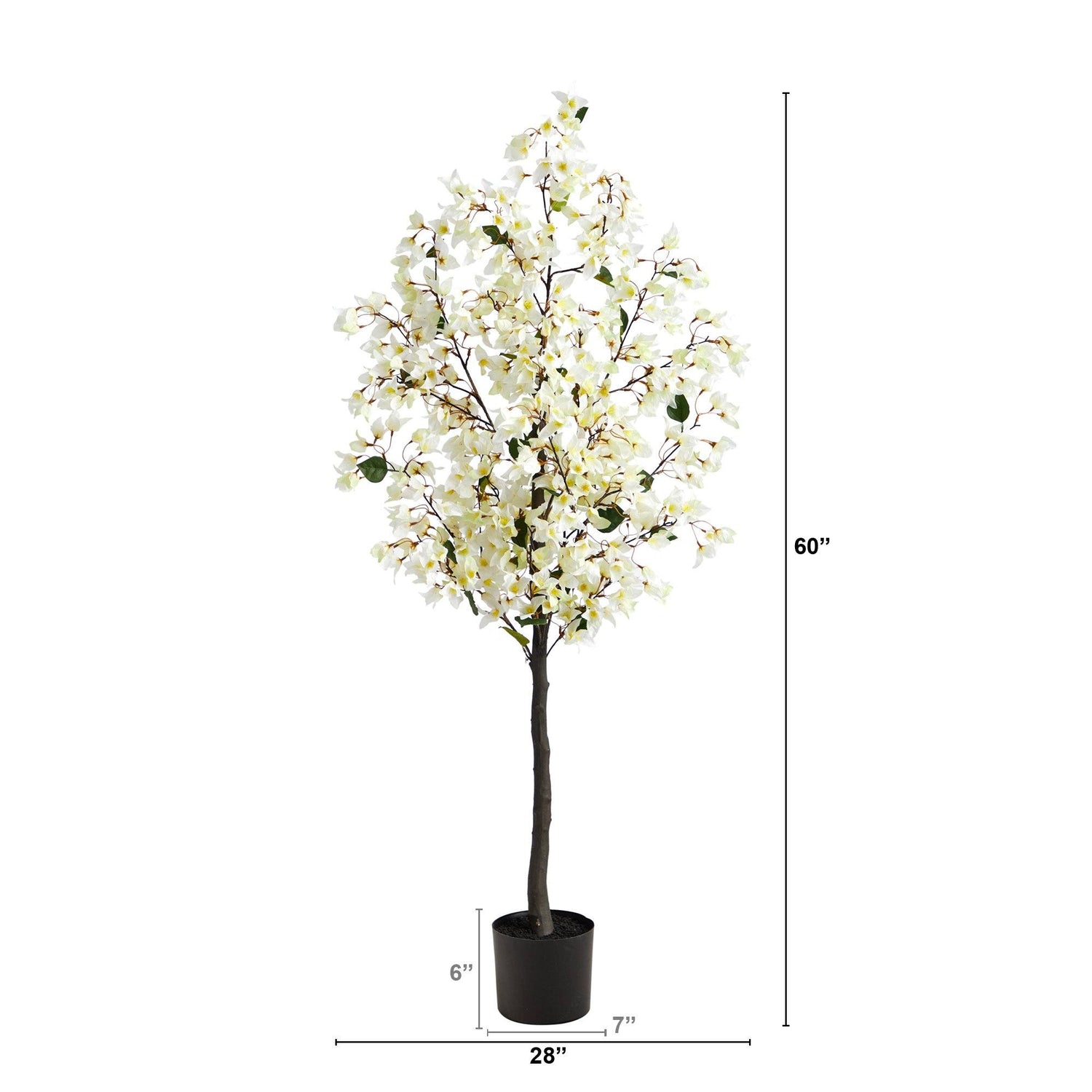 5’ Bougainvillea Artificial Tree