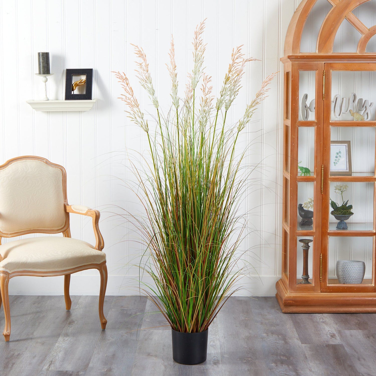 5.5’ Plum Grass Artificial Plant