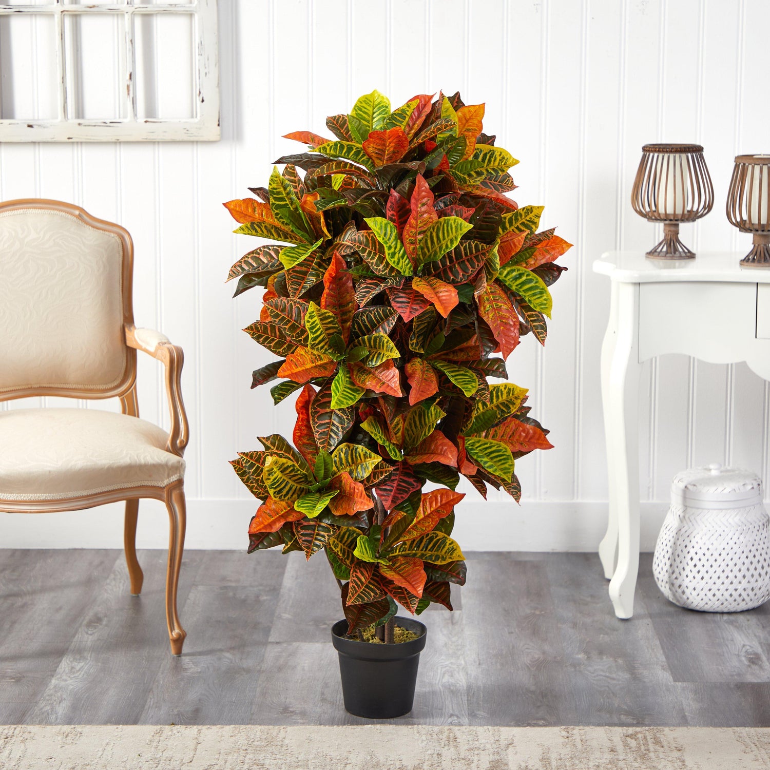 56” Croton Plant (Real Touch)