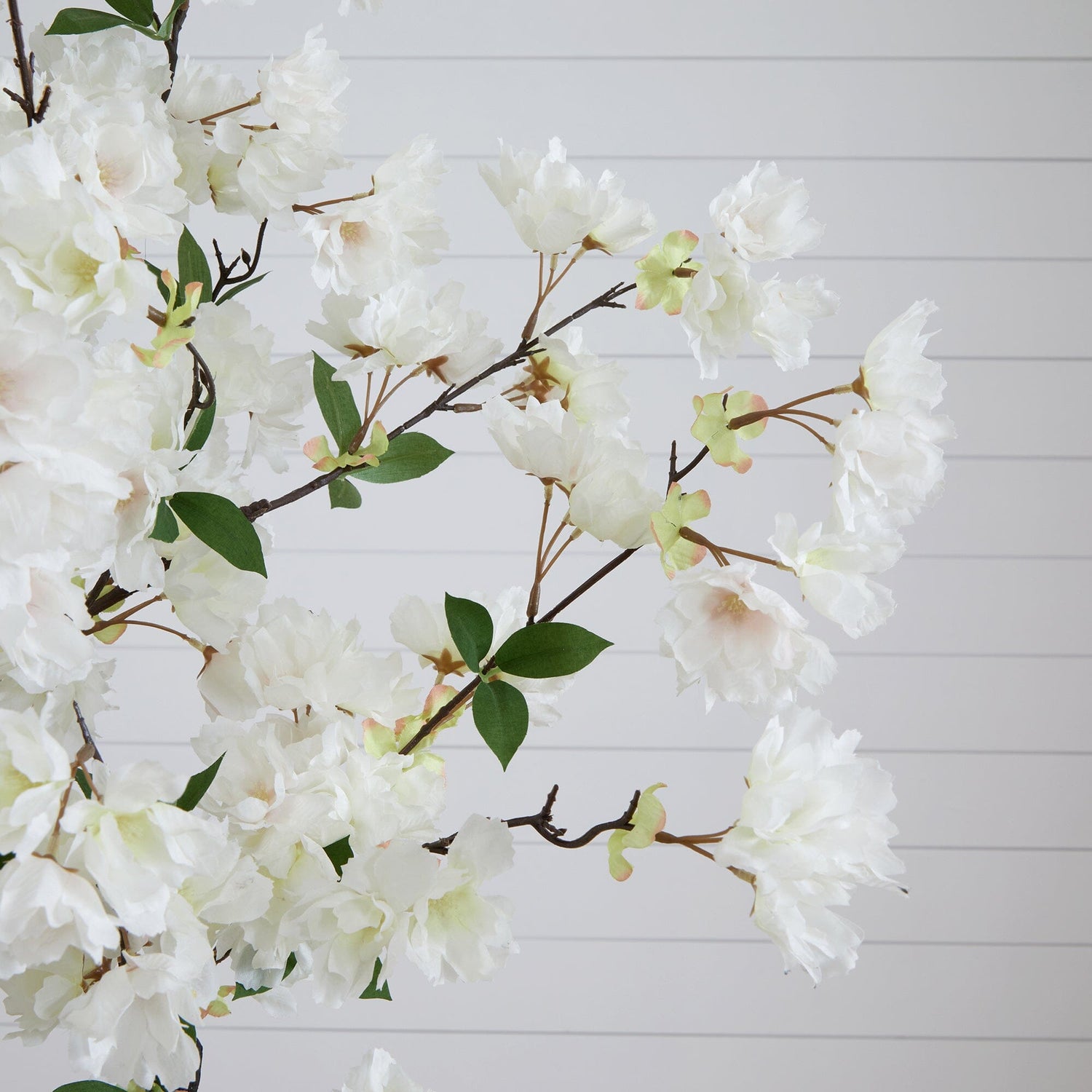 6’ Artificial Cherry Blossom Tree with White Decorative Planter