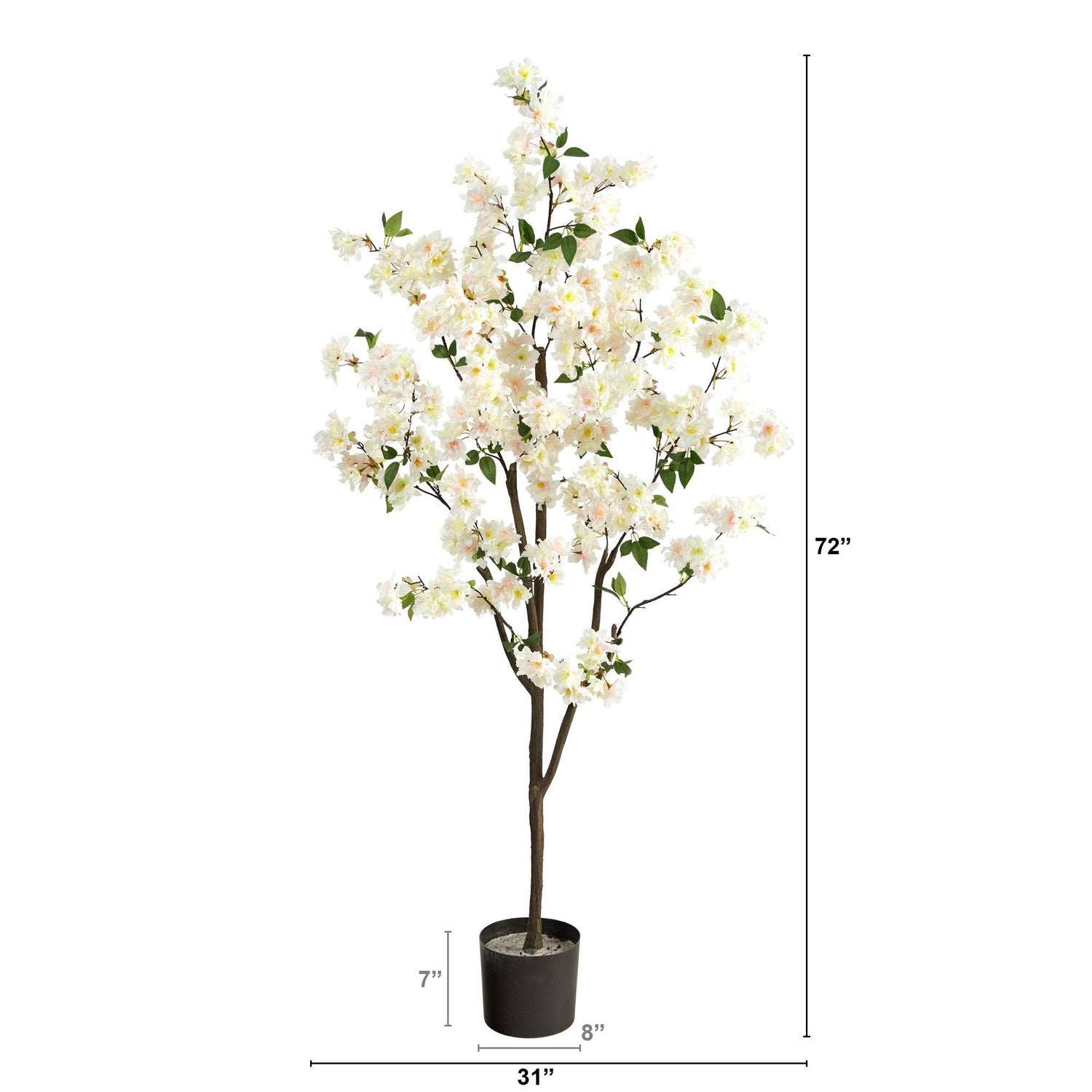 6’ Cherry Blossom Artificial Tree