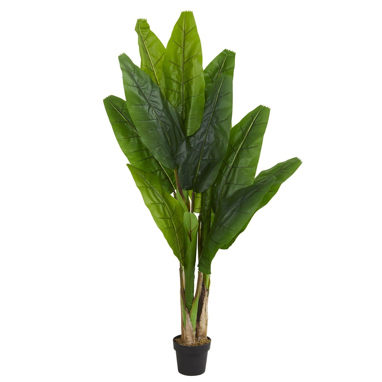 6’ Triple Stalk Banana Artificial Tree