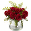 Rose & Maiden Hair Arrangement w/Vase
